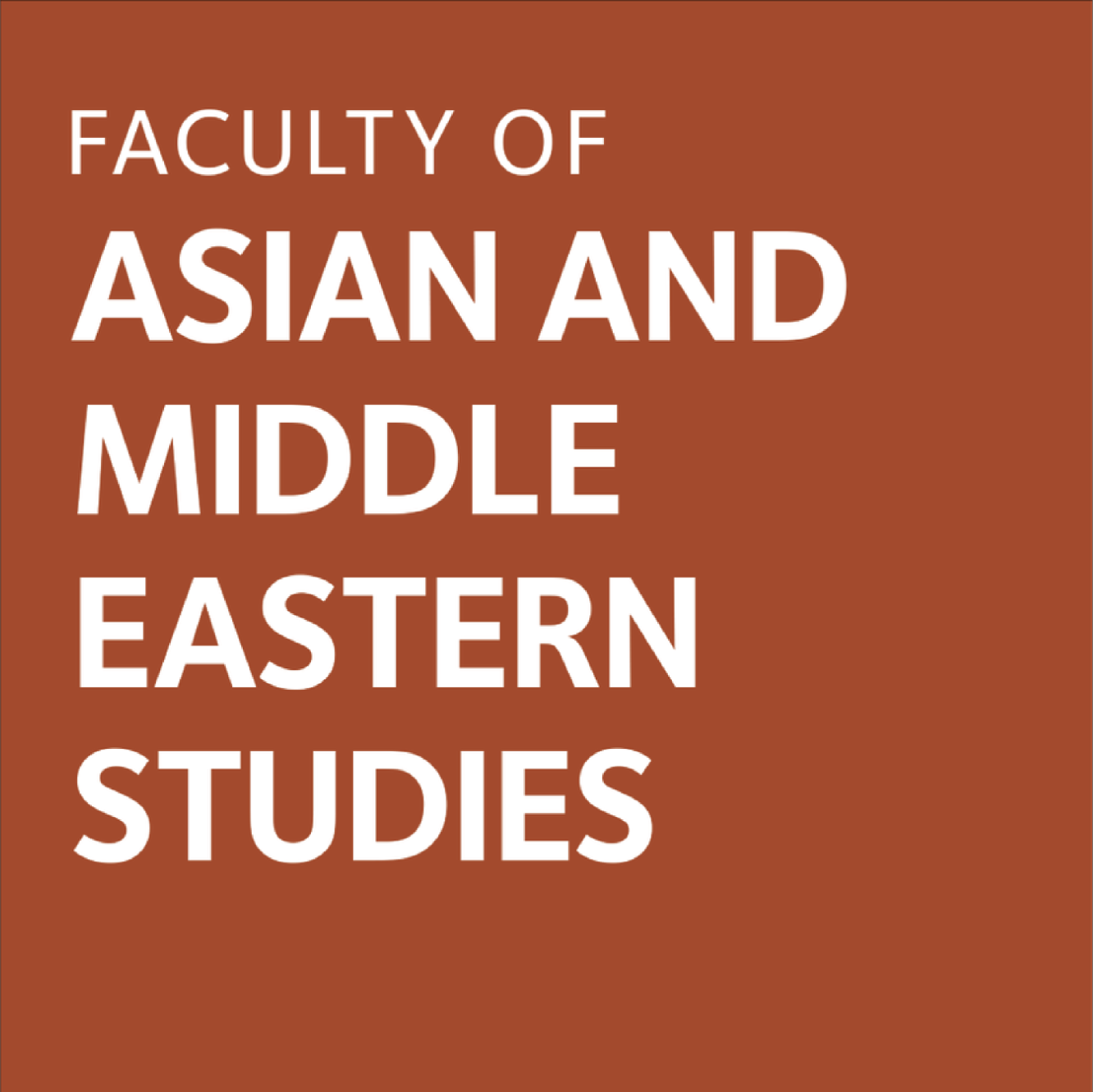 Faculty of Asian and Middle Eastern Studies Oxford